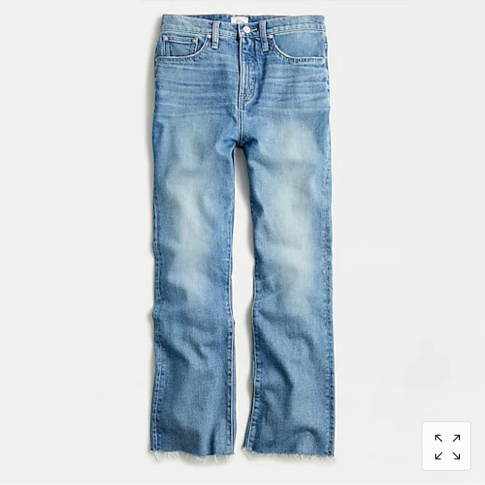 J. Crew Point Sur kickout crop jean